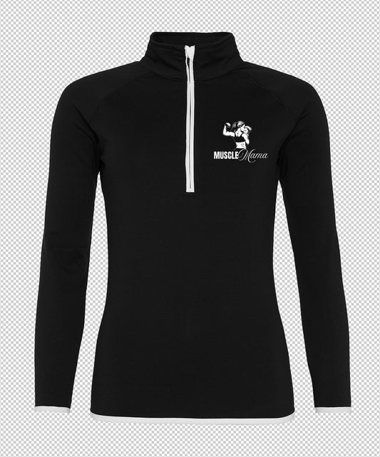 1/4 Zip Sweatshirt with Logo