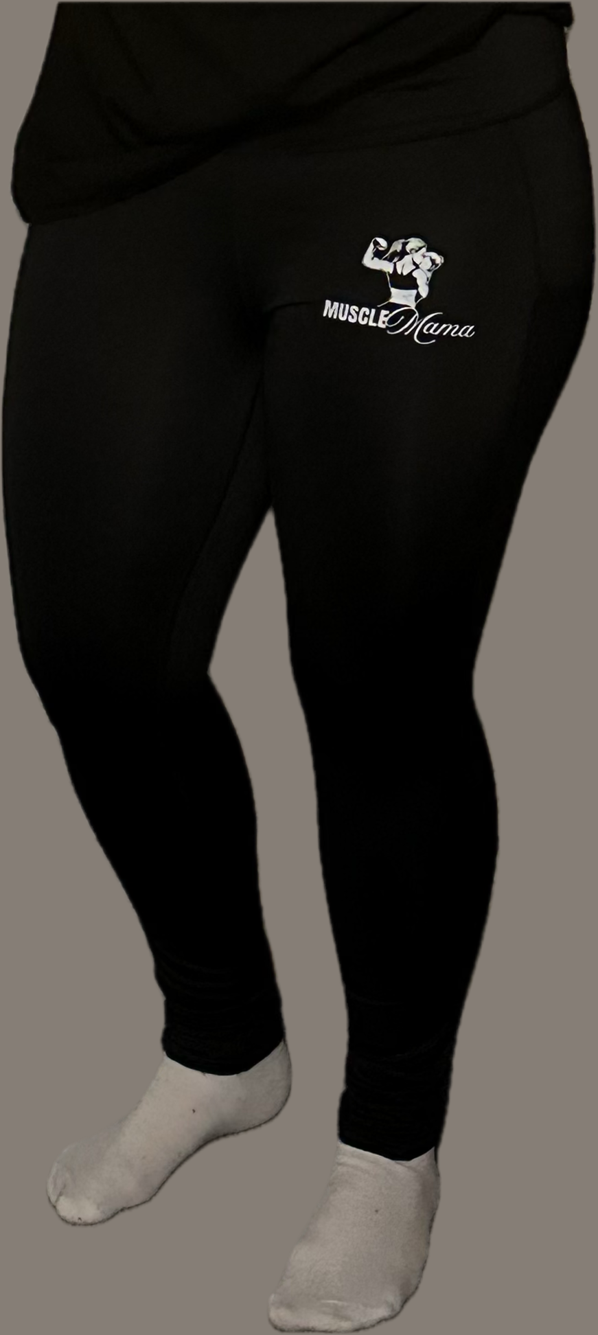 Leggings with Logo and Leg Print