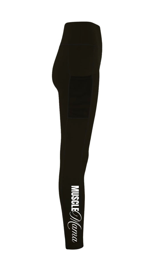 Leggings with Logo and Leg Print