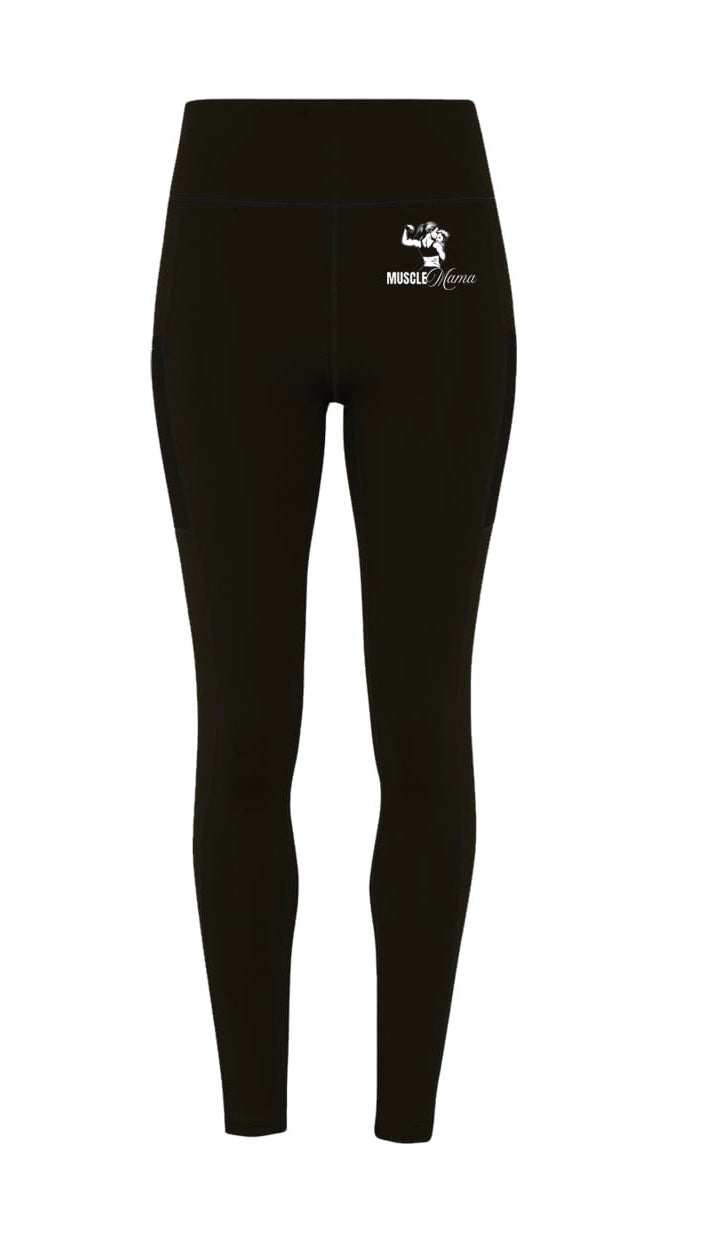 Leggings with Logo and Leg Print